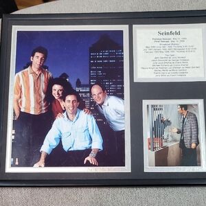 Legends Never Die "Seinfeld Framed Photo Collage, 11 x 14-Inch Picture